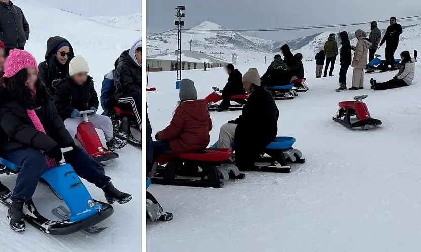 Siirt'te çocuklara sömestir sürprizi: Çocuk Hakları Komitesi Bitlis Kayak Merkezi'nde