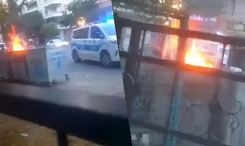 Siirt'te Çöp Yangını Mahalleyi Kötü Kokuya Boğdu