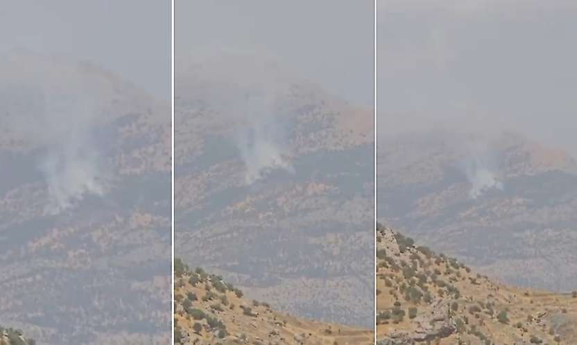 Siirt'te Dağlık Alanda Yangın: Baykan'ın Kalems Dağı'ndan Dumanlar Yükseliyor