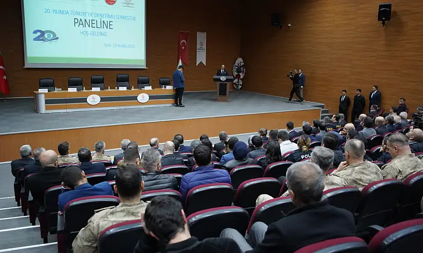 Siirt'te denetimli serbestliğin 20. yılı panelle ele alındı: ''Amaç cezalandırmak değil, topluma kazandırmak''