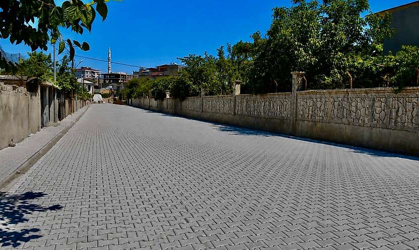 Siirt'te Doğan Mahallesi'nde Sokak Yenileme Çalışması Tamamlandı