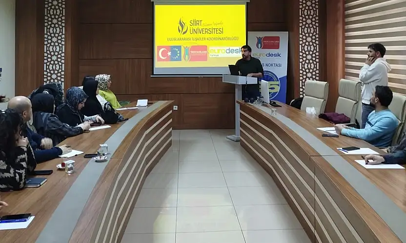 Siirt'te Erasmus+ ve AB hibe fırsatları anlatıldı