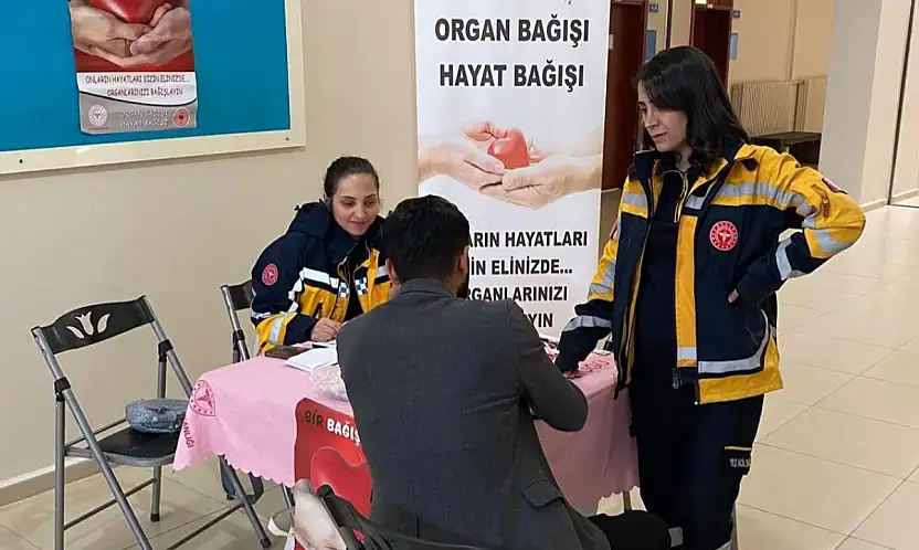 Siirt'te gençler organ bağışı konusunda bilgilendirildi