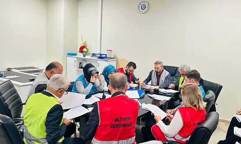 Siirt'te Hastanede HAP Kapsamında Masa Başı Tatbikatı Gerçekleştirildi