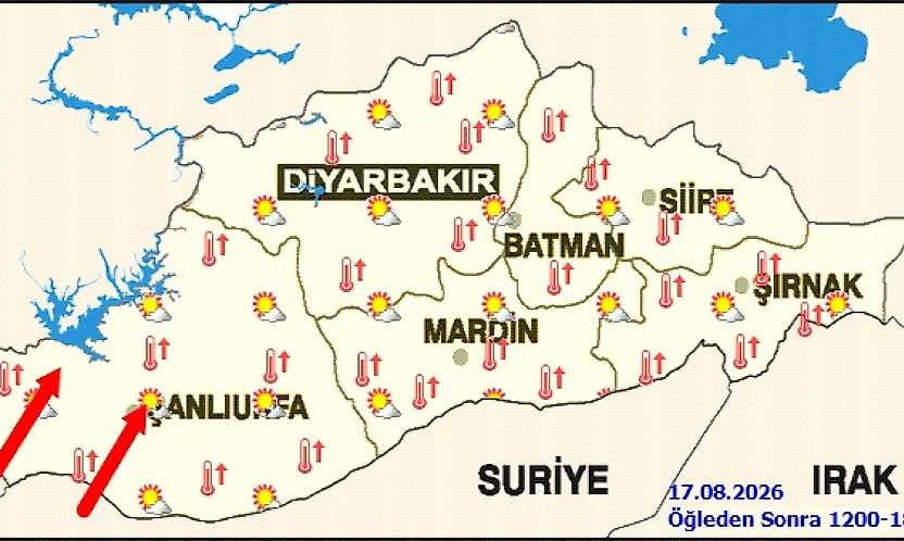 Siirt'te Hava Açık, Sıcaklık 38 Dereceye Çıkacak - Siirt Hava Durumu