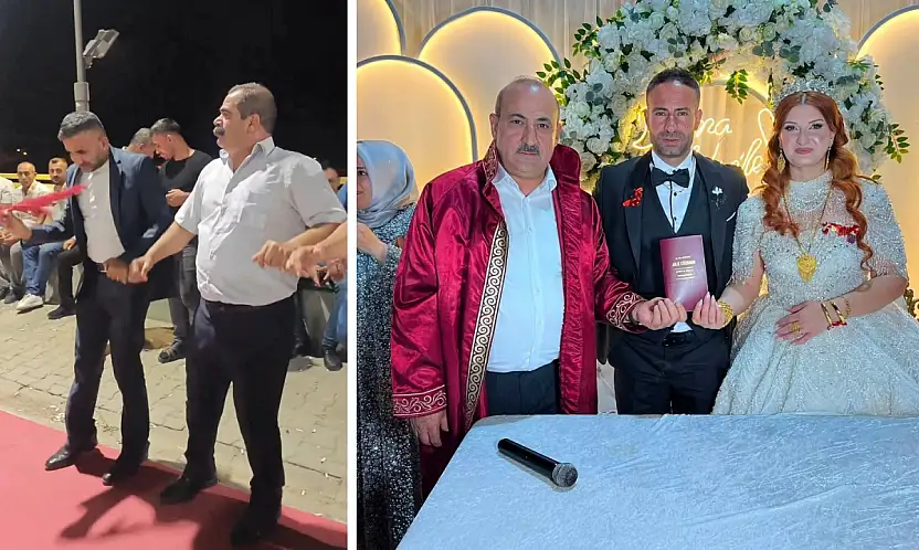 Siirt'te Hemê Başkan Halay Başı Oldu: Başkan Çiftçi Genç Çiftin Nikâhını Kıydı