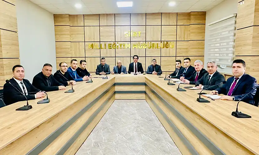 Siirt'te İl Eğitim Yönetim Toplantısı Gerçekleştirildi