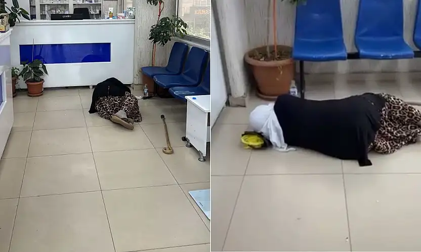 Siirt'te İlaç Almaya Giden Yaşlı Kadın Yorgunluğa Yenik Düştü: Eczanede Klima Altında Uyuyakaldı