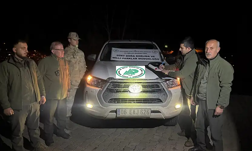 Siirt'te kaçak avcılık yapan kişiyi binlerce lira ceza kesildi!