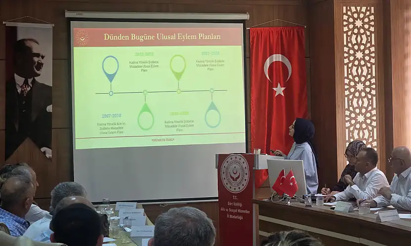 Siirt'te Kadın Sorunları İçin Koordinasyon Toplantısı Yapıldı