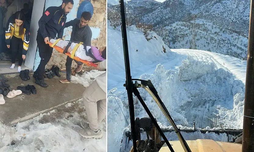 Siirt'te Karla Mücadele Ekipleri Zamanla Yarıştı: Hastalara Umut Oldular