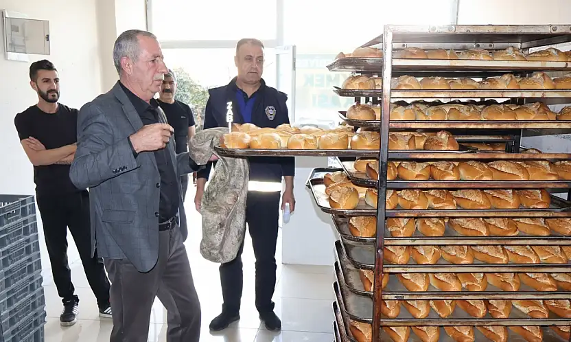Siirt'te Kurtalan Belediyesi Halk Ekmek Fırını Denetlendi