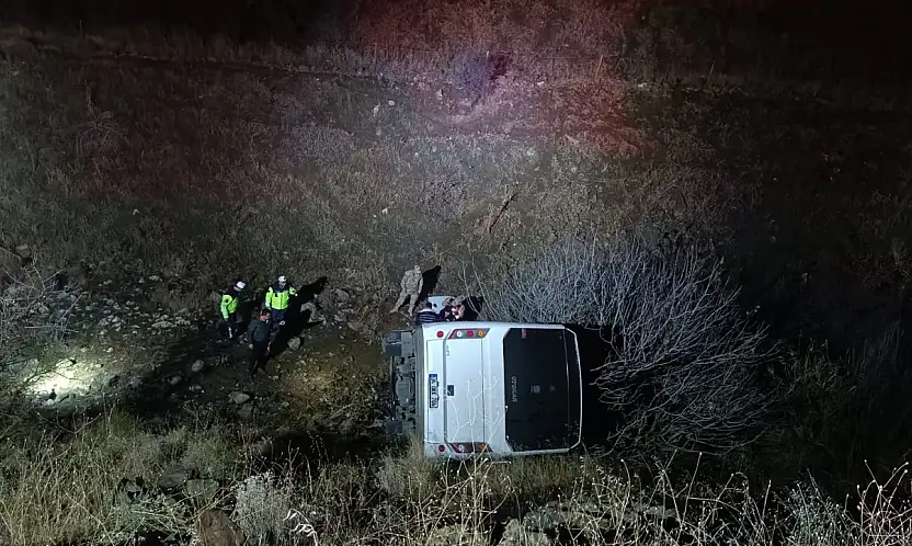 Siirt'te Maden İşçilerini Taşıyan Servis Devrildi: 11 Yaralı