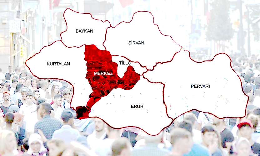 Siirt'te Mahallelerin Nüfusu Açıklandı: Zirvedeki Mahalle Şaşırtmadı