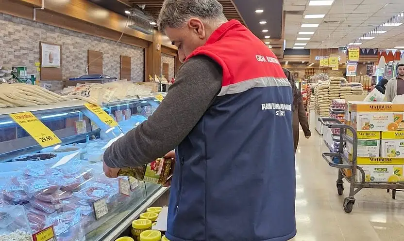 Siirt'te market ve gıda işletmelerine sıkı denetim