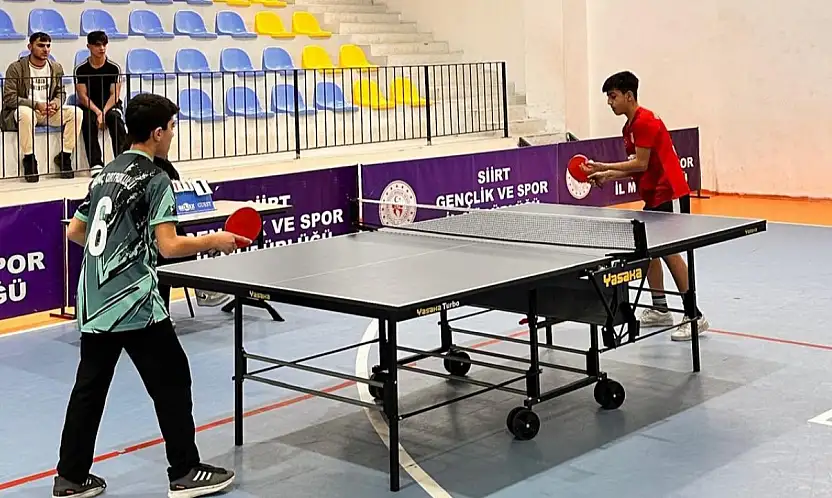 Siirt'te Masa Tenisinde Şampiyon Okullar Belli Oldu