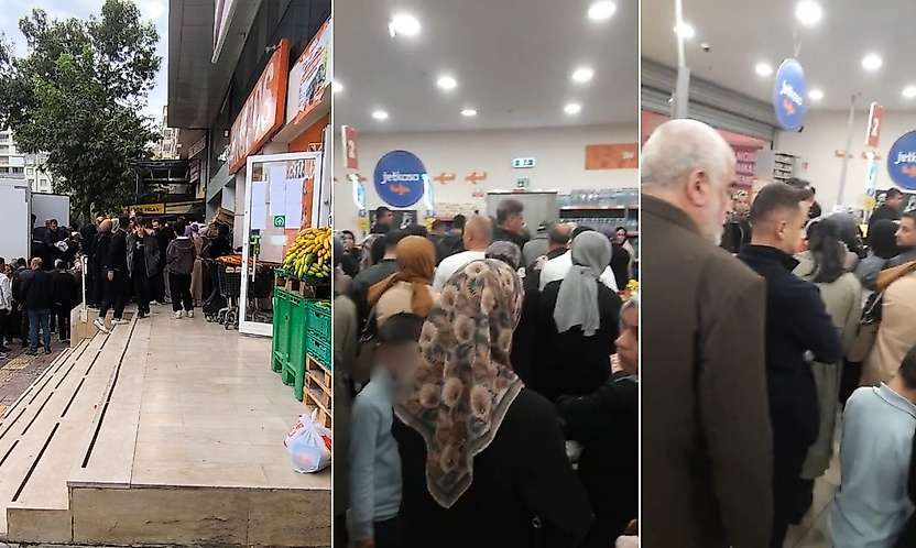Siirt'te Migros Önünde Ucuz Balık İzdihamı: Balık Fiyatını Duyan Markete Koştu