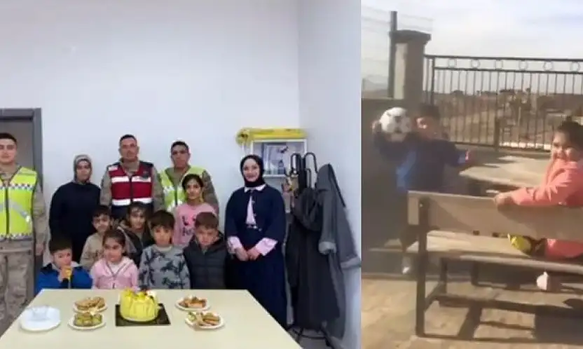 Siirt'te Öğrencilerin Masum İsteği Jandarmayı Harekete Geçirdi