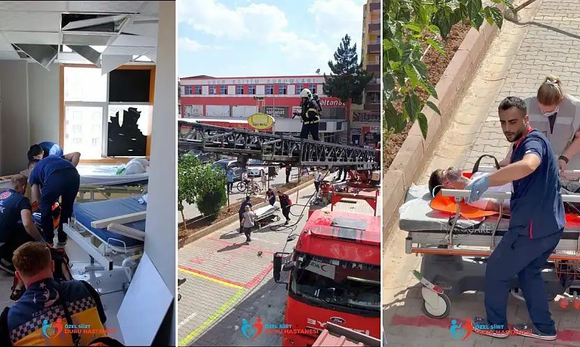 Siirt'te Özel Duru Hastanesi'nde HAP Saha Tatbikatı Gerçekleştirildi