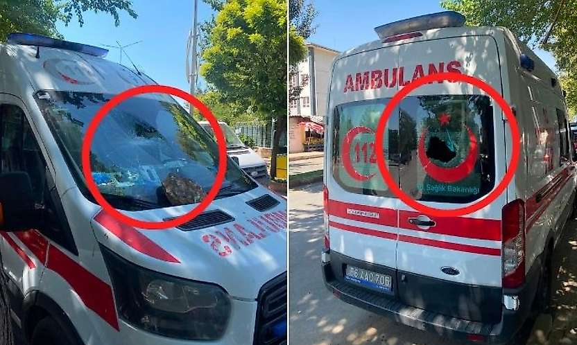Siirt'te Park Halindeki Ambulansa Saldırı: Tüm Camları Kıran Şüpheli Gözaltında