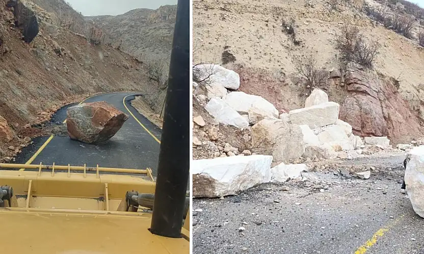 Siirt'te Pervari, Şirvan ve Tillo'da yağış sonrası heyelanlara anında müdahale