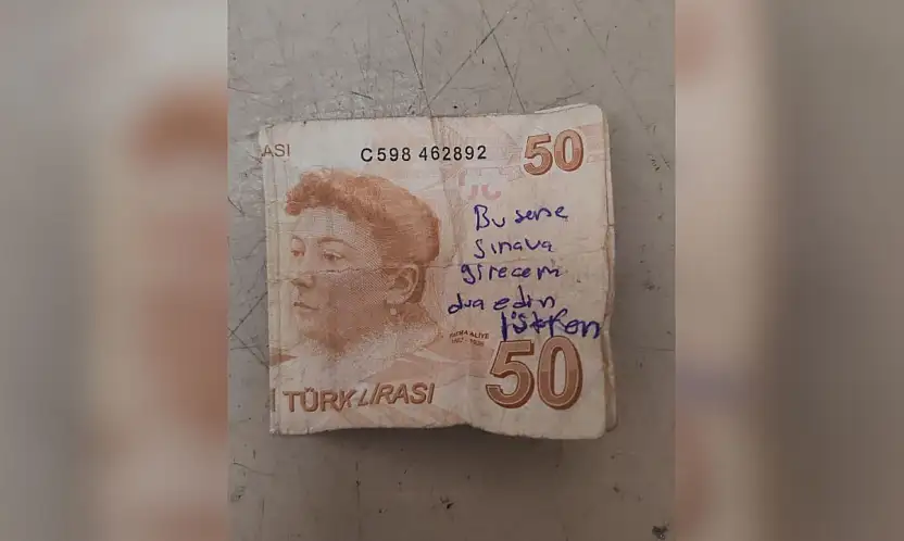 Siirt'te Sadaka Parasında YKS Notu Dikkat Çekti