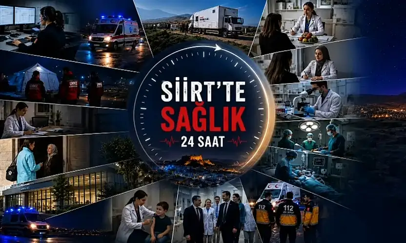 Siirt'te Sağlık Hizmetlerinin 24 Saatlik Mesaisi Tanıtım Filmiyle Anlatıldı