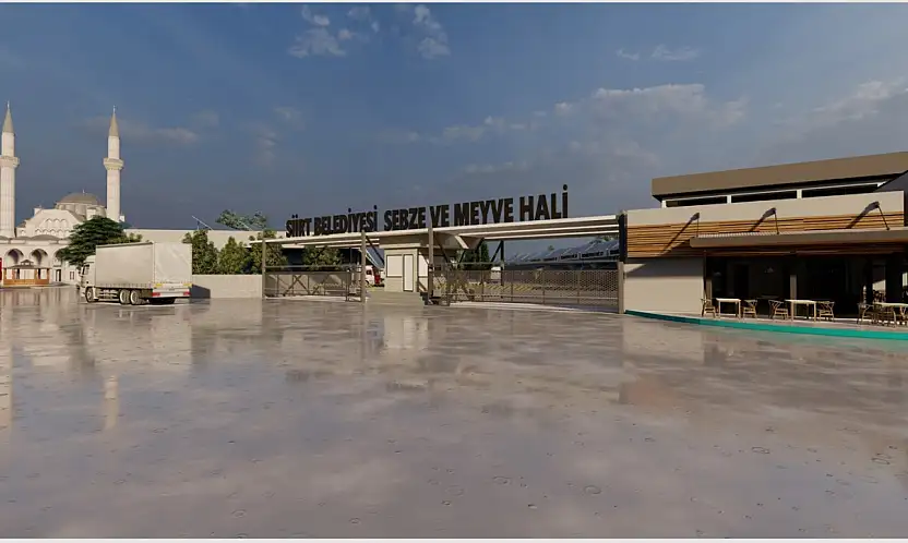 Siirt'te sebze ve meyve halinin yapımı için ihaleye çıkıldı