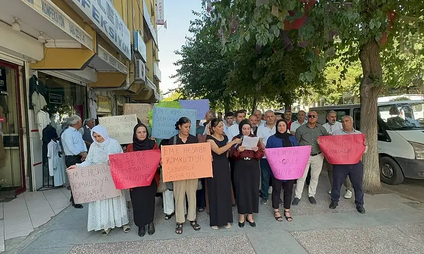 Siirt'te Şengal Katliamının 12'nci Yılında Basın Açıklaması