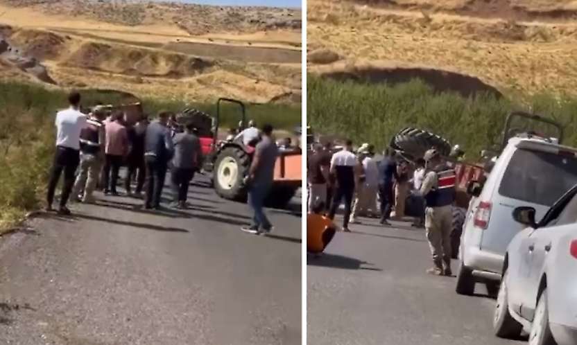 Siirt'te Seyir Halindeki Traktör Devrildi: 4 Yaralı