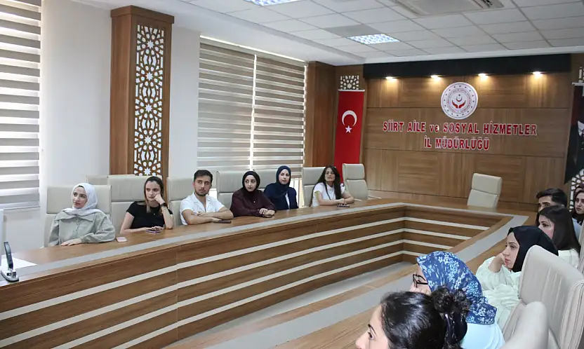 Siirt'te Stajyer Üniversite Öğrencilerine İş Sağlığı ve Güvenliği Eğitimi Verildi