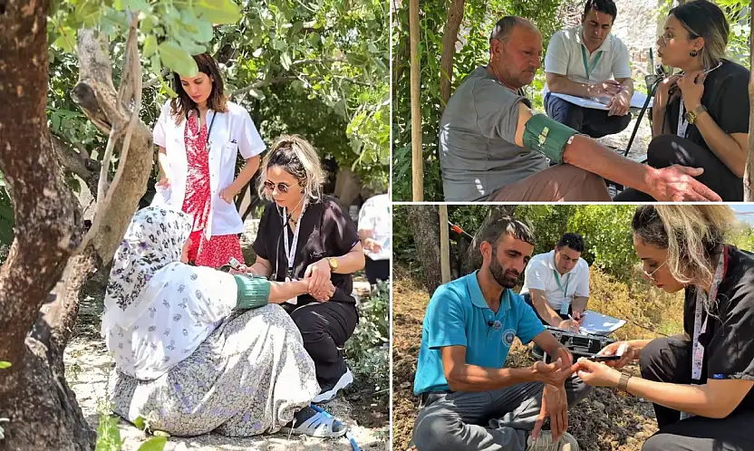 Siirt'te Tarım İşçilerine Yerinde Sağlık Hizmeti: Fıstık Bahçelerinde Sağlık Taraması Yapıldı