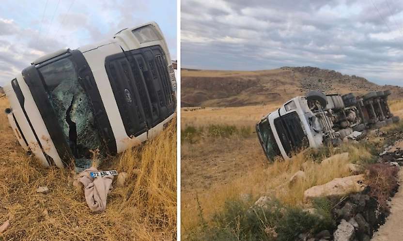 Siirt'te TIR Kazası: Sürücü Yaralı Olarak Hastaneye Kaldırıldı