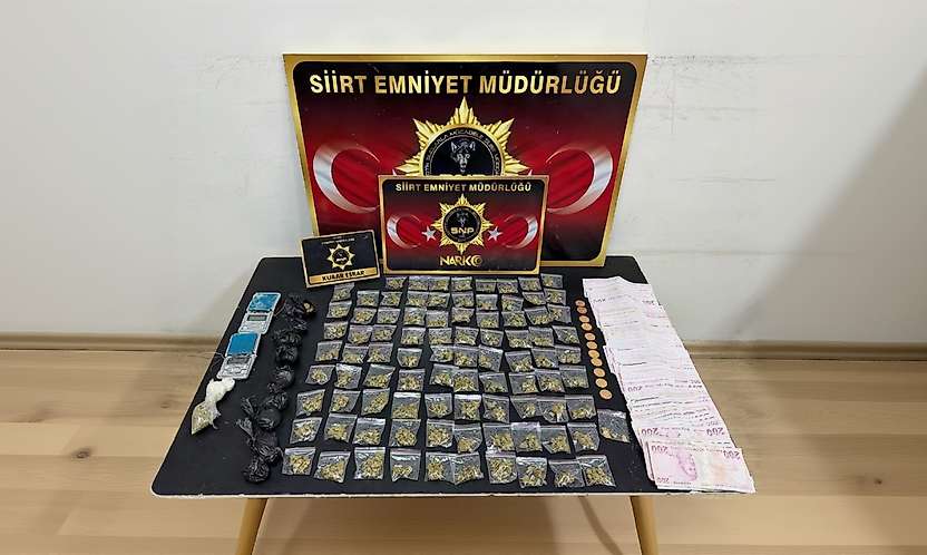Siirt'te 'Torbacı' Operasyonu: 159 Gram Uyuşturucu Ele Geçirildi