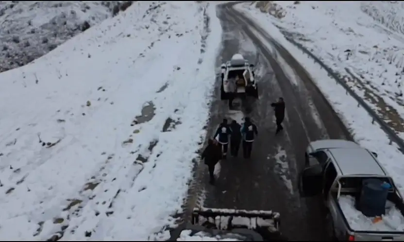 Siirt'te UMKE'den Kar ve Tipiye Rağmen Acil Müdahale
