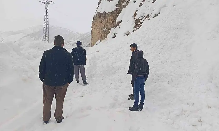 Siirt'te yüksek kesimlerde etkili olan kar yağışında vatandaşlar mahsur kaldı!