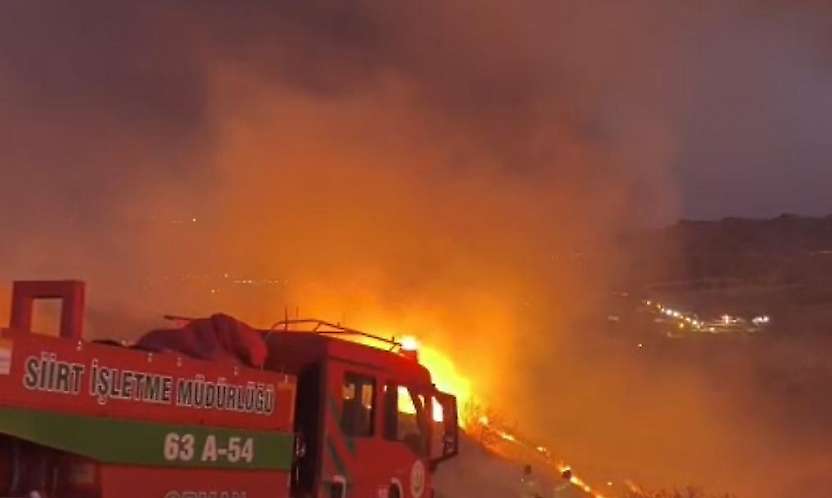 Siirt'teki Büyük Orman Yangınına İlişkin Valilikten Açıklama