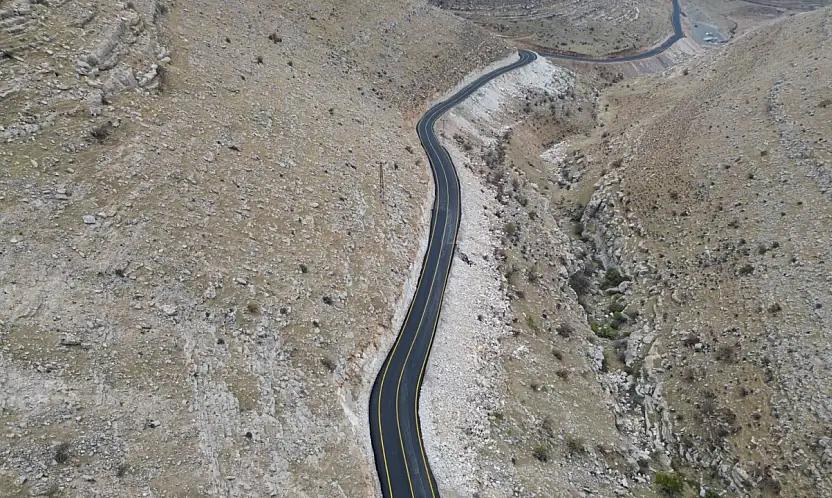 Siirt Tillo'da 8 bin 400 metrelik BSK asfalt çalışması tamamlandı