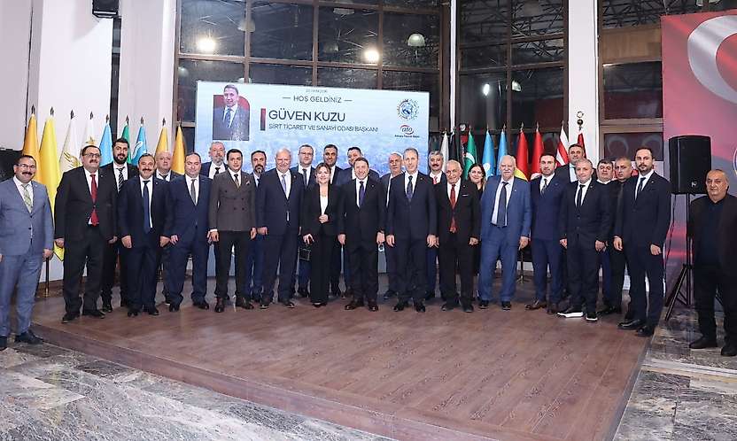 Siirt TSO'dan ATO Başkanı Gürsel Baran'a Hayırlı Olsun Ziyareti