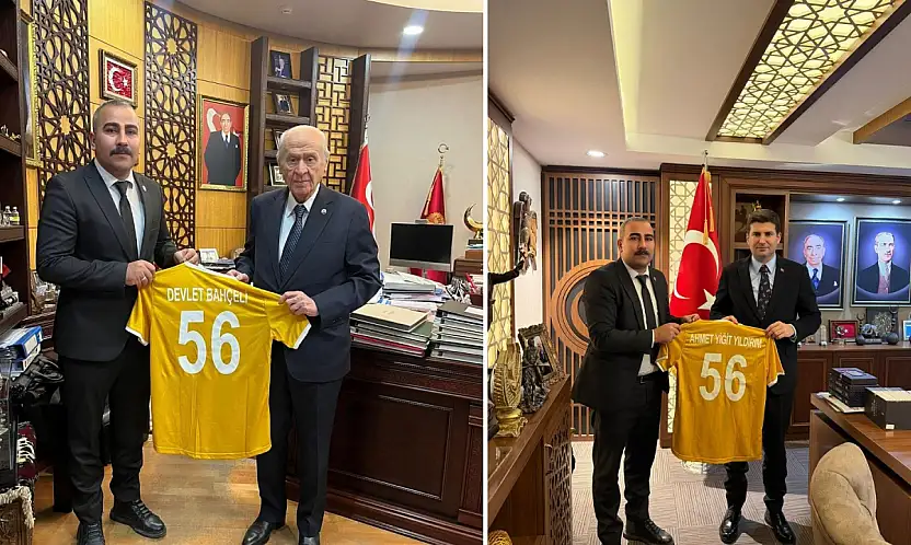 Siirt Ülkü Ocakları İl Başkanı Dr. Kadir Ekin'den Devlet Bahçeli ve Ahmet Yiğit Yıldırım'a Ziyaret