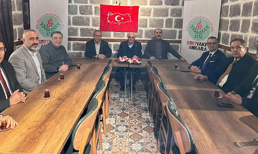 Siirt Vakfı Ankara Şubesi'nde Siirt'in Kalkınma Vizyonu Değerlendirildi