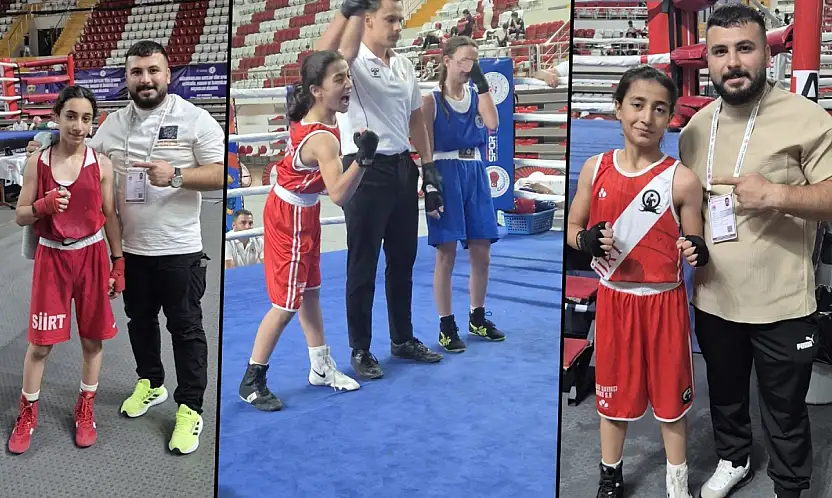 Siirtli Genç Boksörler Türkiye Şampiyonası'nda Yarı Finale Yükseldi