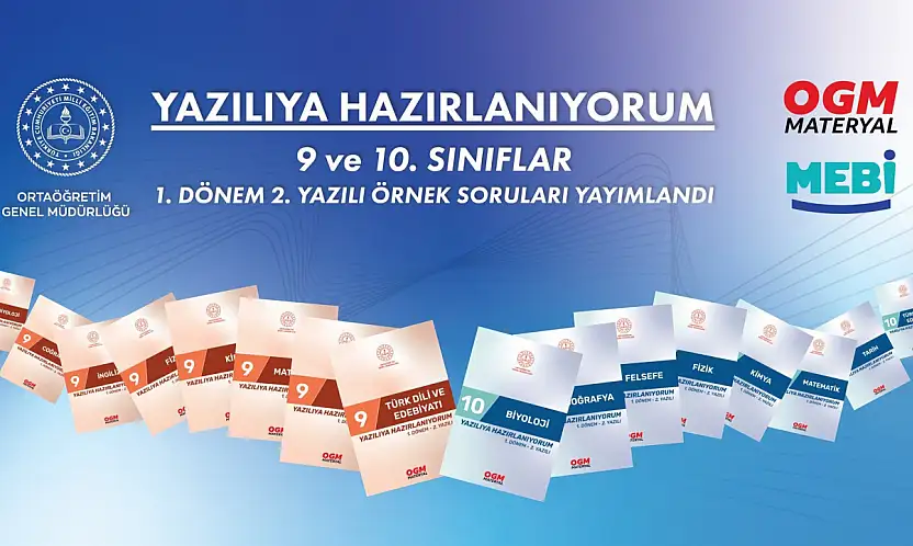 Siirtli Öğrenciler Dikkat! 9 ve 10. Sınıflar İçin Örnek Yazılı Soruları Yayımlandı