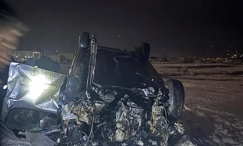 Şırnak–Siirt Kara Yolunda Takla Atan Araç Hurdaya Döndü: Sürücü Ağır Yaralı