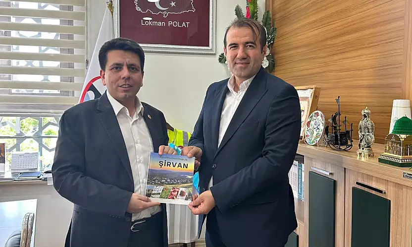 Şirvan Kaymakamı Altıntaş Veda Ziyaretleri Kapsamında Siirt İl Özel İdaresi'ni Ziyaret Etti