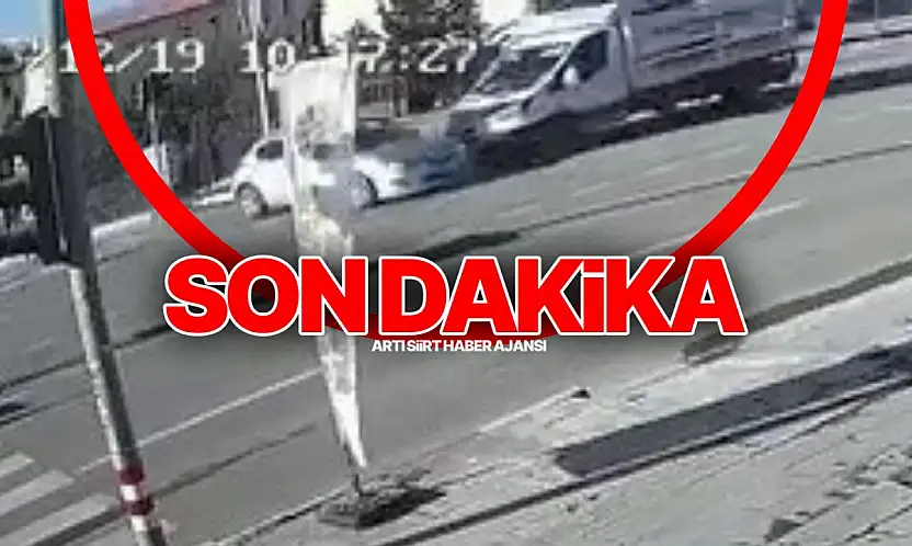 Son Dakika | Siirt'te Kurtalan Yolu'nda Kaza: İki Yaralı | Kaza Anı Kamerada