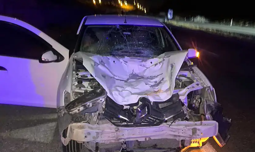 Son Dakika! Siirt'te Otomobil Yola Aniden Çıkan Ata Çarptı