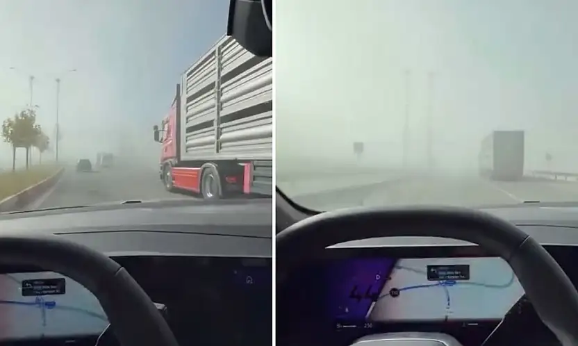 Sürücüler Dikkat! Siirt'in O Noktasında Görüş Mesafesi 50 Metrenin Altına düştü