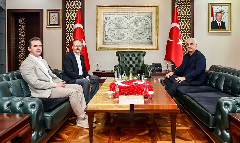 Vali Karakaya ve Vali Çakır'dan Siirt Valisi Kızılkaya'ya Taziye Ziyareti