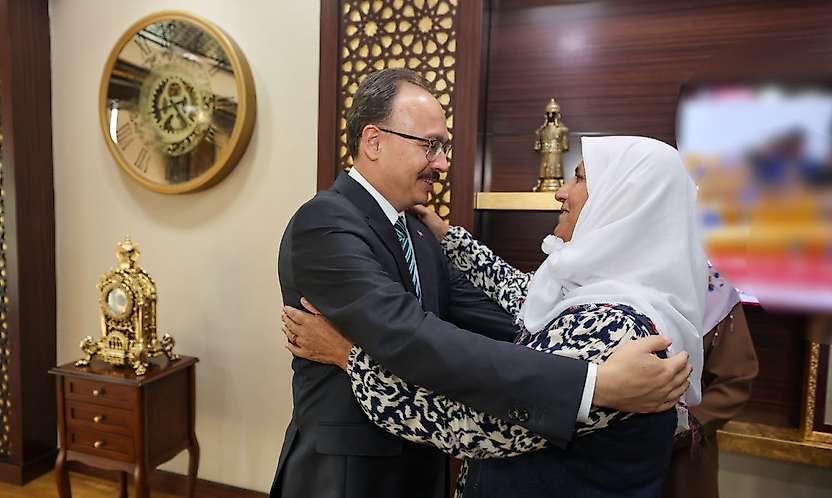 Vali Kızılkaya, şehit yakınlarını makamında ağırladı
